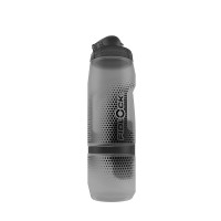 Fidlock TWIST bottle 800 ml BPA-freie Trinkflasche mit Bikebase Magnethalterung Grau transparent