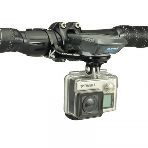 K-Edge Wahoo Max XL Mount Combo Lenkerhalterung mit GoPro-Mount Schwarz 31,8 mm