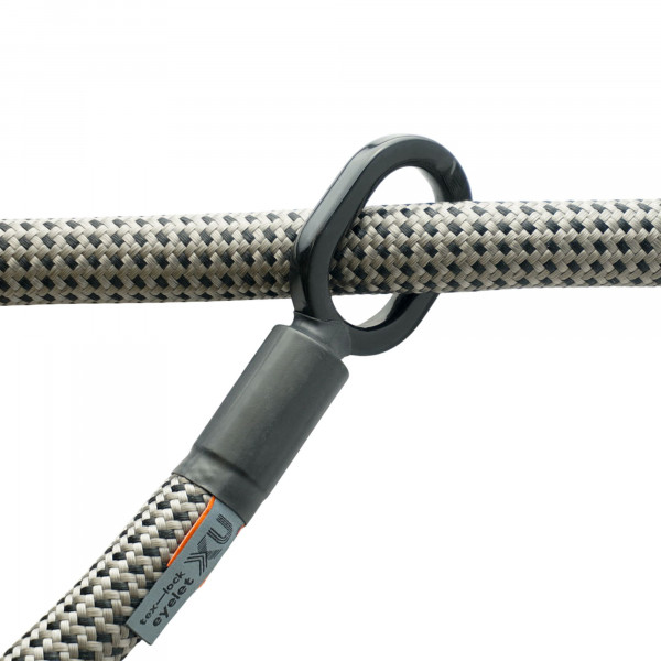 tex-lock eyelet inkl. U/X-lock Fahrradschloss - Electric Grey