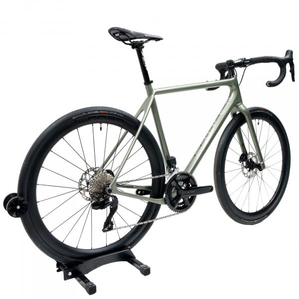 OPEN U.P. Shimano 105 Di2 2x12-Fach Carbon-LRS Komplettrad - Sage