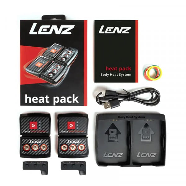 Lenz Heat Pack 2.0 (USB-C) - Akkus für beheizbare Socken 2er-Pack