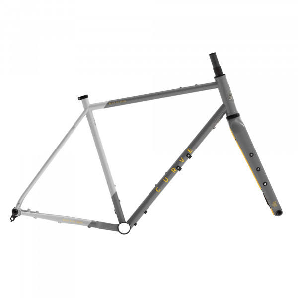 Curve Cycling Kevin of Steel 4 Rahmenset Industrial Custard (Grey)