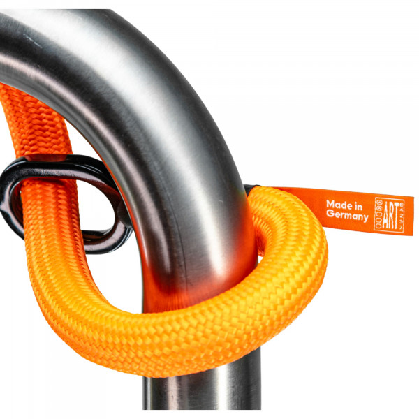 tex-lock eyelet inkl. U/X-lock Fahrradschloss - Acid Orange