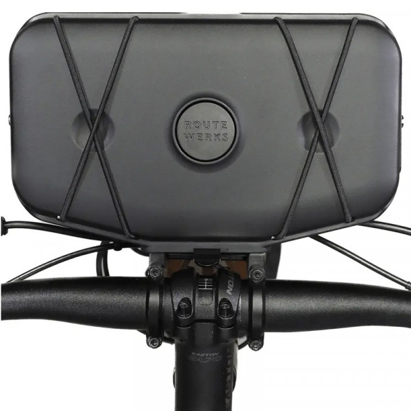 Route Werks The Handlebar Bag - Black - mit Bike Mount 31,8 mm