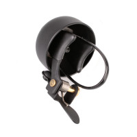Crane E-Ne Bell All Black (schwarz Alu) Fahrradklingel auch für Rennrad-Lenker geeignet