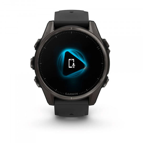 Garmin Fenix 8 AMOLED Titan DLC Schwarz/Carbongrau 43 mm