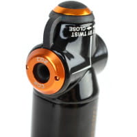 Airace Turbo Mountain 2in1 Minipumpe mit integrierter CO2-Pumpe für Mountainbikes bis 5,5 Bar (80 PS
