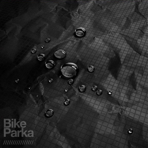 BikeParka XL Fahrradüberzug für große Fahrräder Schwarz
