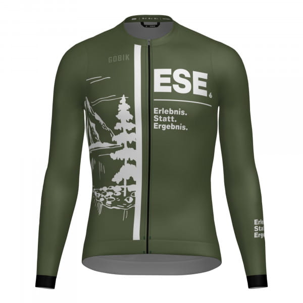 Erlebnis statt Ergebnis Vanquish UNISEX Langarm-Trikot (Sommer) by Gobik