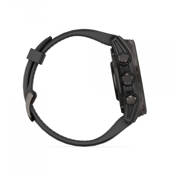 Garmin Fenix 8 AMOLED Titan DLC Schwarz/Carbongrau 43 mm