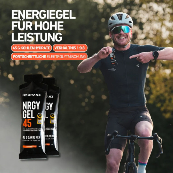 4ENDURANCE Nrgy Gel 45 Box Orange (16 x 75 g)