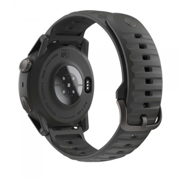 COROS APEX 4 46 mm GPS Multisport-Uhr - Black (Schwarz)