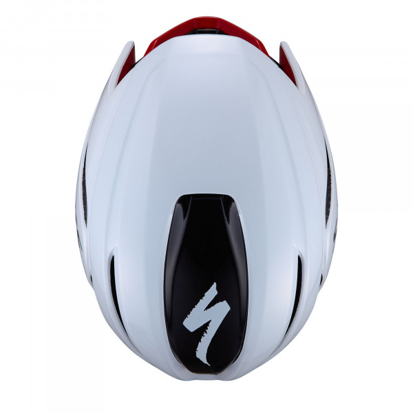 Specialized S-Works Evade 4 Rennrad-Helm White/Red