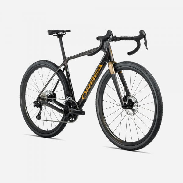 Orbea TERRA M21eTEAM 1X - Cosmic Carbon view / Metallic Olive Green Größe L