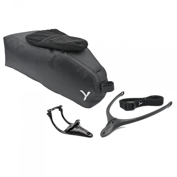 Y-Mount Bundle: Y-MOUNT (runde Sattelstreben), Stabilizer Fork, Saddlebag 13l race-line