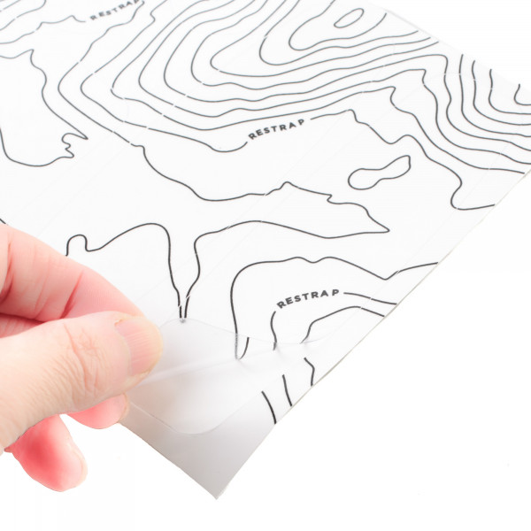 Restrap Bicycle Protection Kit Schutzaufkleber gegen Kratzer am Rahmen - Transparent / Schwarz