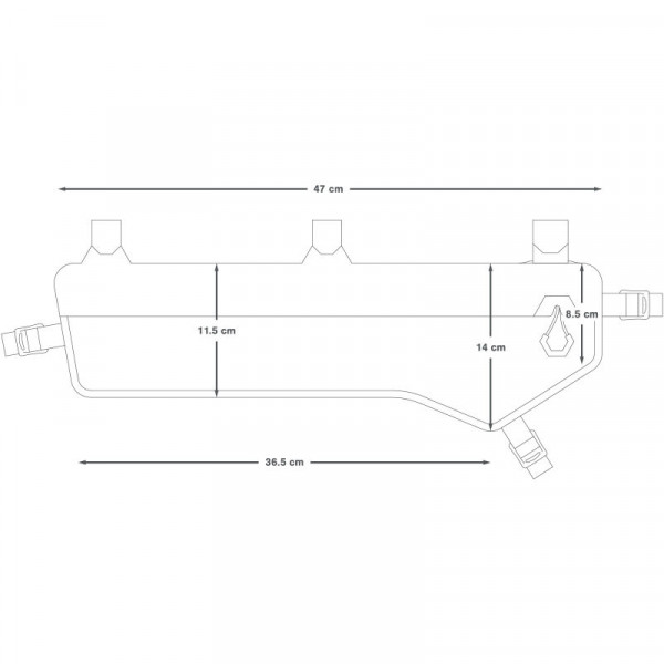 Apidura Expedition Tall Frame Pack (5 L) - Rahmentasche