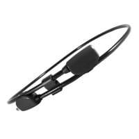 Hiplok Pop leichtes 130 cm Kabelschloss als Gürtel tragbar schwarz