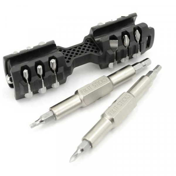 FixItSticks Replaceable General & Home Edition Schraubendreher-Set mit 18 Bits + Halterung