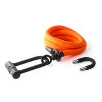tex-lock eyelet inkl. U/X-lock Fahrradschloss - Acid Orange