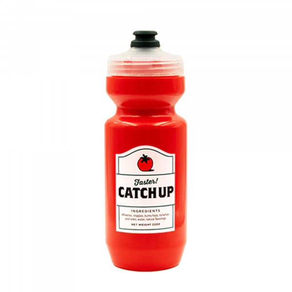 Spurcycle Catch Up Wasserflasche 650 ml - Rot