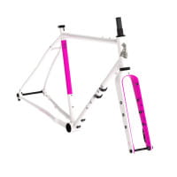 Curve Cycling Kevin of Steel 4 Rahmenset Pink Cockatoo (White)