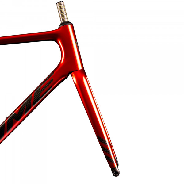 TIME Fluidity Endurance-Rahmenset Satin Metallic Red