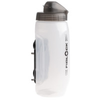 Fidlock TWIST bottle 590 ml BPA-freie Trinkflasche mit Bikebase Magnethalterung klar transparent