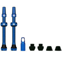 Muc-Off Tubeless Universelles Ventil-Kit V2 60 mm für MTB & Rennräder - Blau