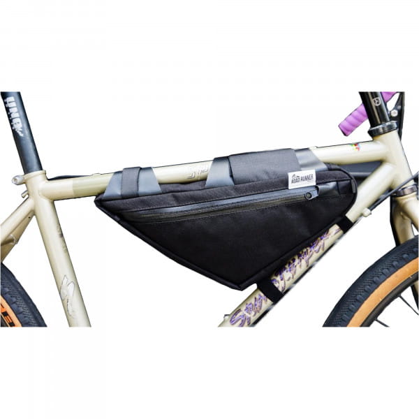 [REFURBISHED] Road Runner Bags Wedge Half Frame Bag schwarz-Rahmentasche