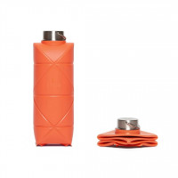 DiFOLD Origami Bottle V2 - Faltbare Trinkflasche 750 ml - Coral Orange (Korallenorange)