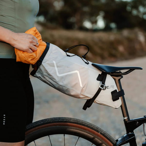 [REFURBISHED] CYCLITE Saddle Bag Small / 01 - Satteltasche 8,0 Liter hellgrau