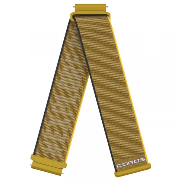 COROS APEX 2 Nylon Band 20mm - Yellow