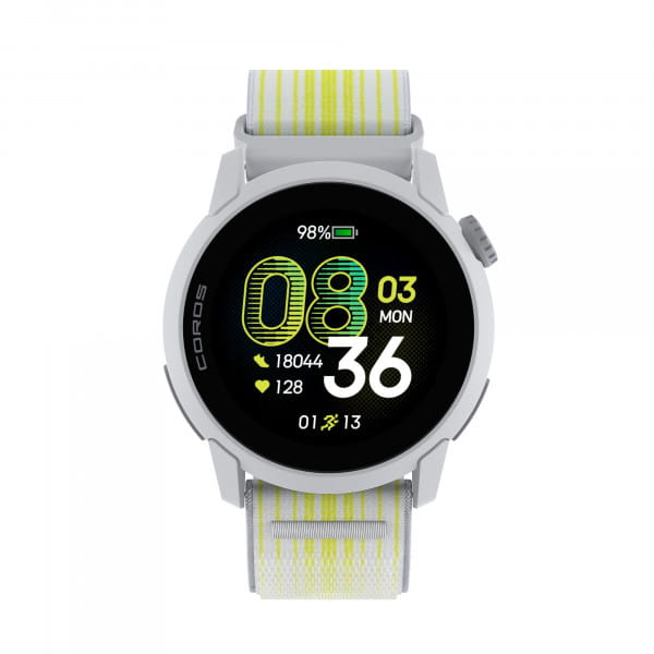 [REFURBISHED] COROS PACE 4 GPS-Sportuhr mit Nylon-Armband - White (Weiß)
