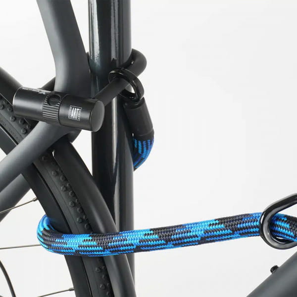 tex-lock eyelet inkl. U/X-lock Fahrradschloss - Morpho Blue