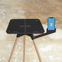 Tons Laptop Stand Natural Oak + Smartphone HolderNotebookständer mit Smartphonehalter