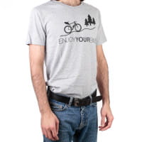 Enjoyyourbike Freizeitshirt aus Bio-Baumwolle - Grau