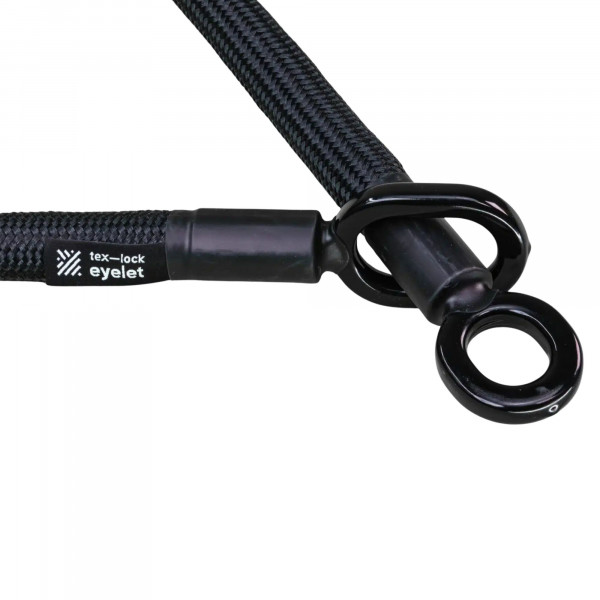 tex-lock eyelet inkl. U/X-lock Fahrradschloss - Onyx Black