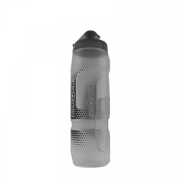 Fidlock TWIST bottle 800 ml BPA-freie Trinkflasche mit Magnetaufnahme für TWIST-Bases, grau transpar