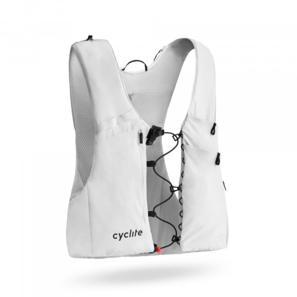 CYCLITE Hydration Vest / 01 (S/M) Set mit 2 Liter Trinkblase - Light Grey (2026)