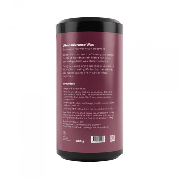 CeramicSpeed UFO Ultra Endurance Wax Kit 400 g im Erwärmungsbehälter