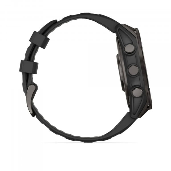 Garmin Fenix 8 AMOLED Titan DLC Schwarz/Carbongrau 47 mm