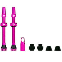 Muc-Off Tubeless Universelles Ventil-Kit V2 60 mm für MTB & Rennräder - Pink