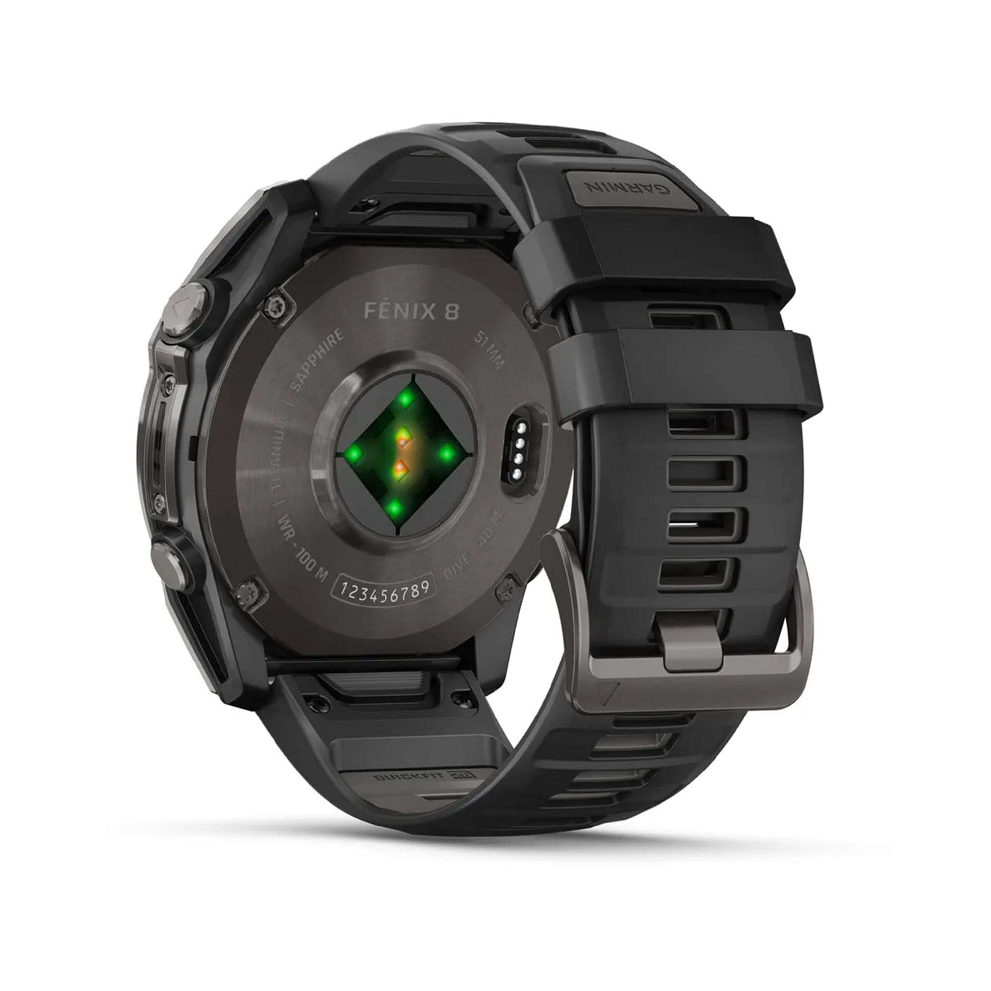 REFURBISHED Garmin Fenix 8 AMOLED Titan DLC Schwarz Carbongrau 51 mm REFURBISHED Angebote ENJOYYOURBIKE