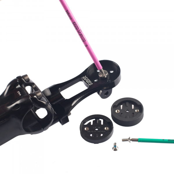 [REFURBISHED] XON Universal-Vorbauhalter Combo CNC-Alu für Garmin