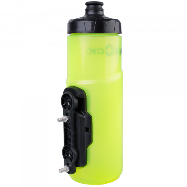 Fidlock TWIST Yellow (gelb) Trinkflasche + Flaschenhalter (Neue Version, ohne Gravity Kit)