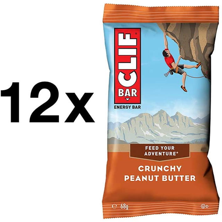 12x Clif Bar Energieriegel Crunchy Peanut Butter Erdnussbutter 513020