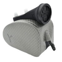 Y-Mount Saddlebag 0.2l, silver-grey mit Wahoo Quartermount Adaptor