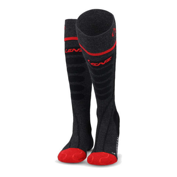 Lenz Heat Sock 5.1 Toe Cap beheizbare Socken - Merino-Materialmix, kniehoch, ohne Akku