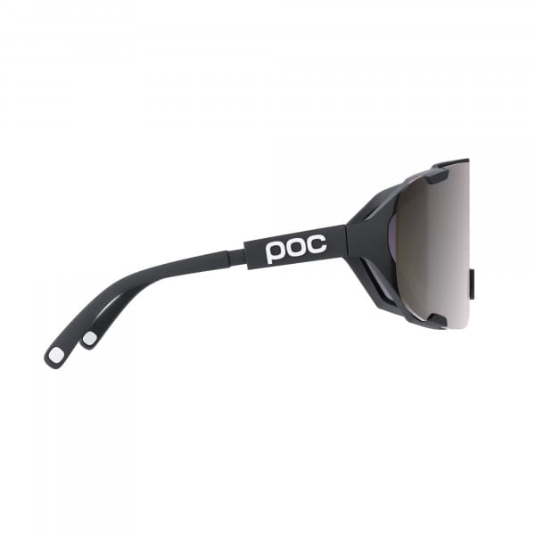 POC Devour Mid Uranium Black/Clarity Road/Sunny Silver